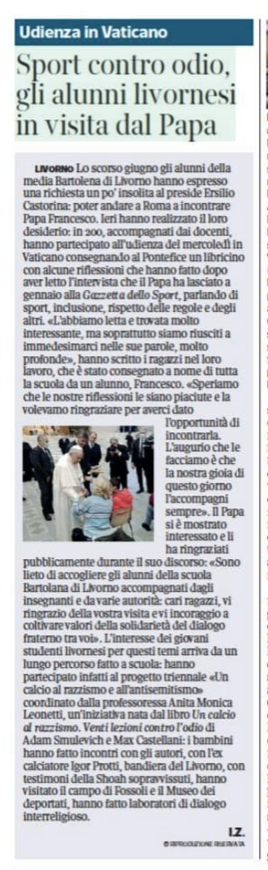 Corriere fiorentino Papa